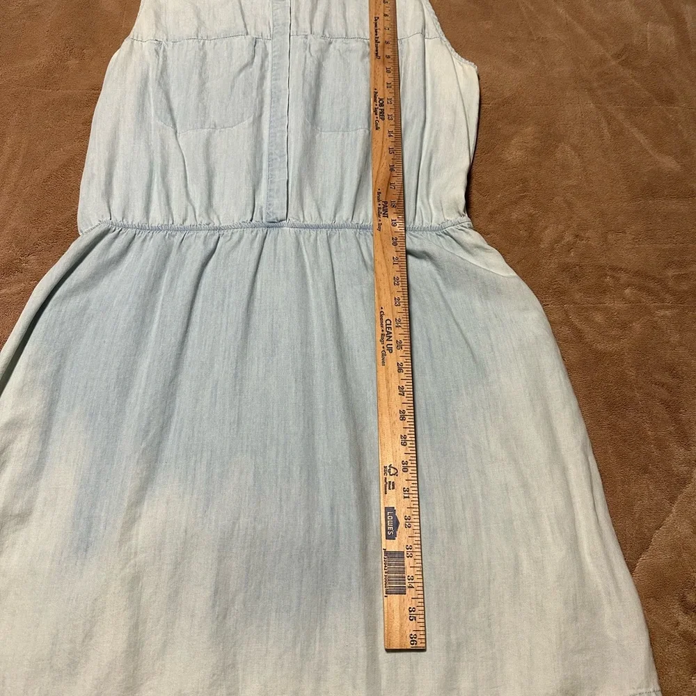 Merona Light Blue Sleeveless Denim‎ Dress - Picture 6 of 6